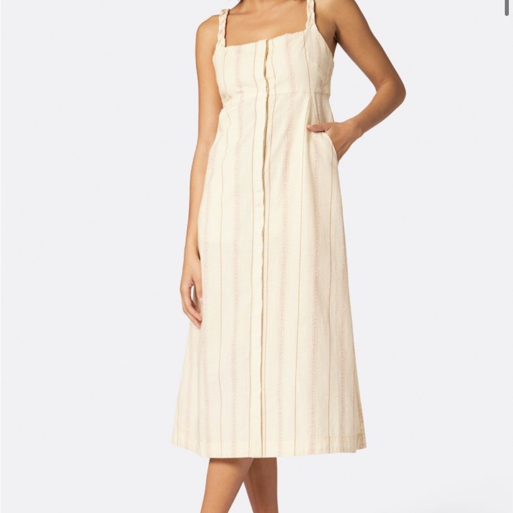 FRANCESCA MIDI LINEN DRESS